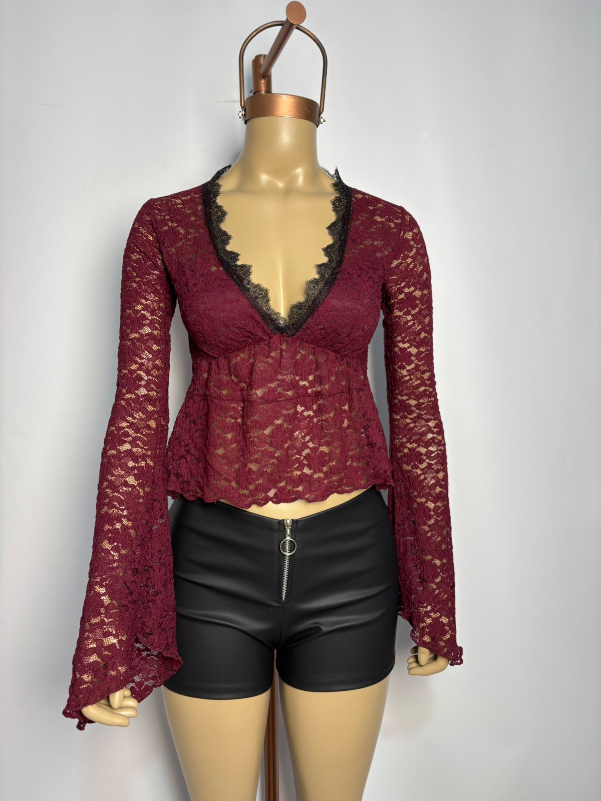 TOP OBSECIÓN ENCAJE